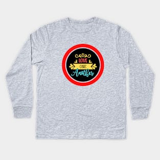 Love One Another Kids Long Sleeve T-Shirt